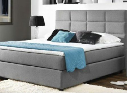 Continental Boxspring Bett Betten Doppel Leder Polster Hoch Textil Bett
